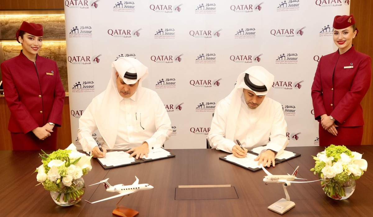 Qatar Airways, Jusour Ink MoU to Boost Recruitment Activities